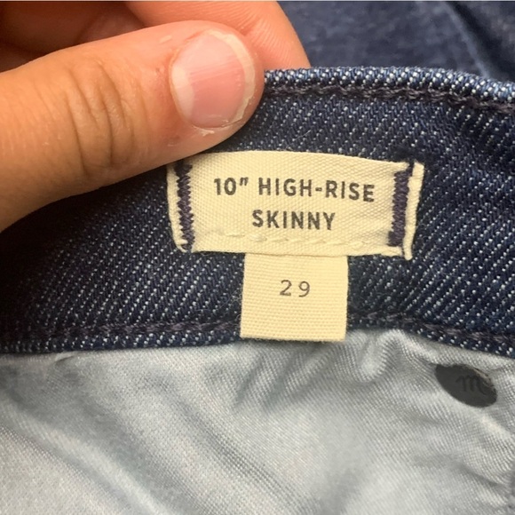 Madewell women’s 10” high rise skinny jeans - Picture 4 of 9